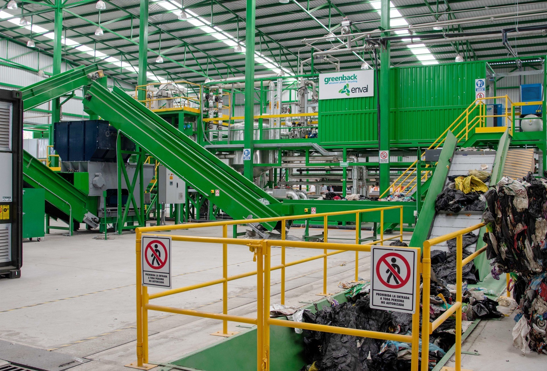 Installation FlowDrya dans une usine de recyclage