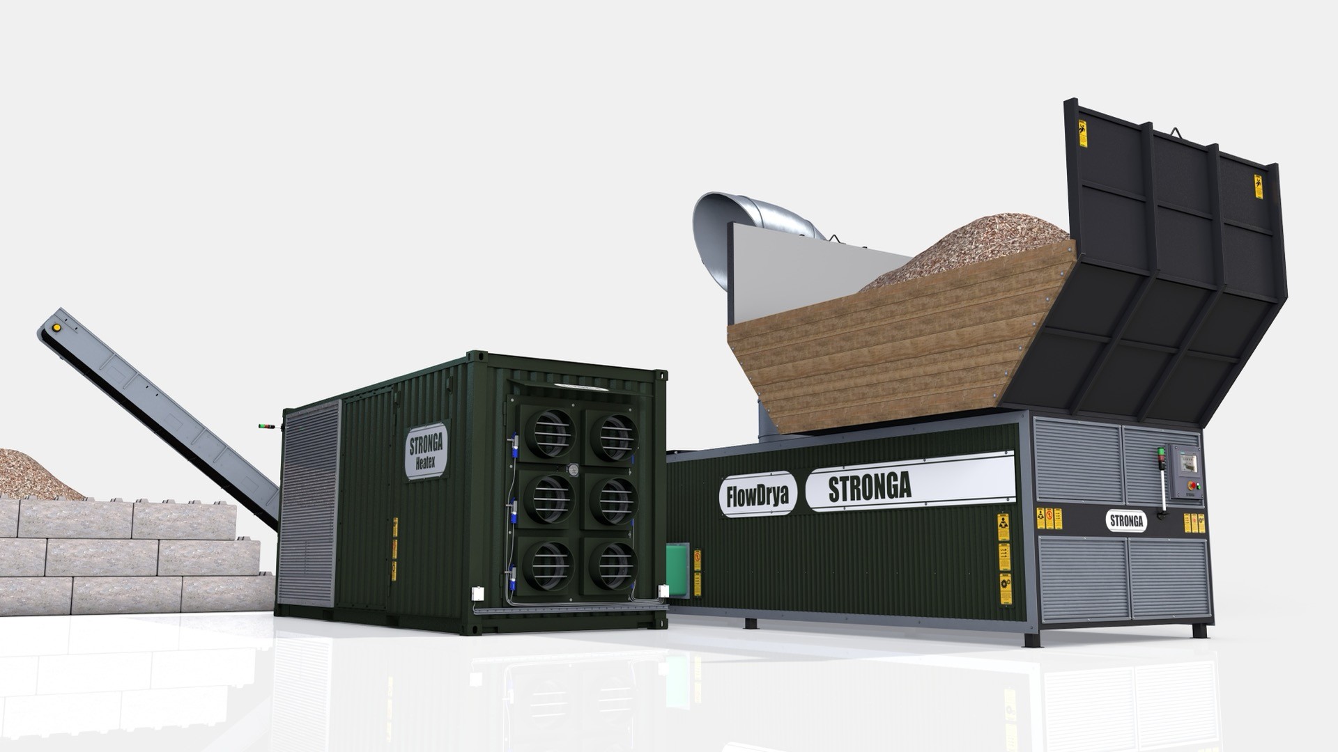 FlowDrya Green Series industrial dryer