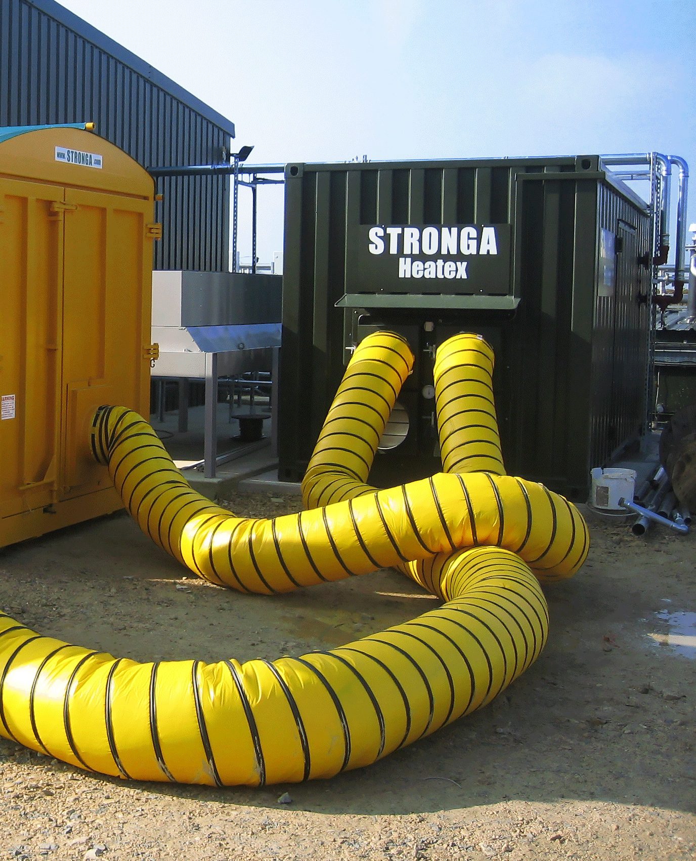 Heat source equipment for FlowDrya drying system