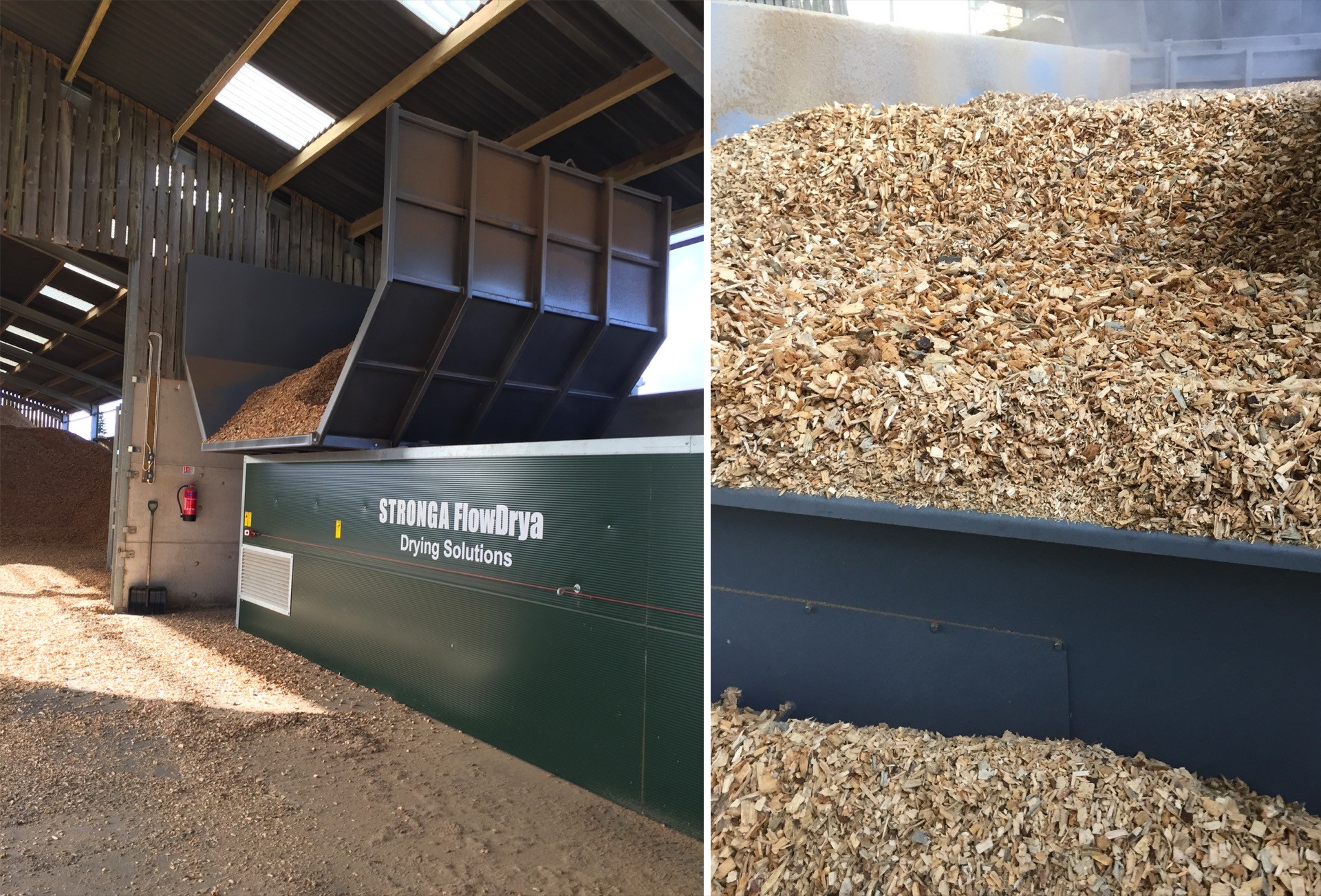 FlowDrya equipment at UK sawmill